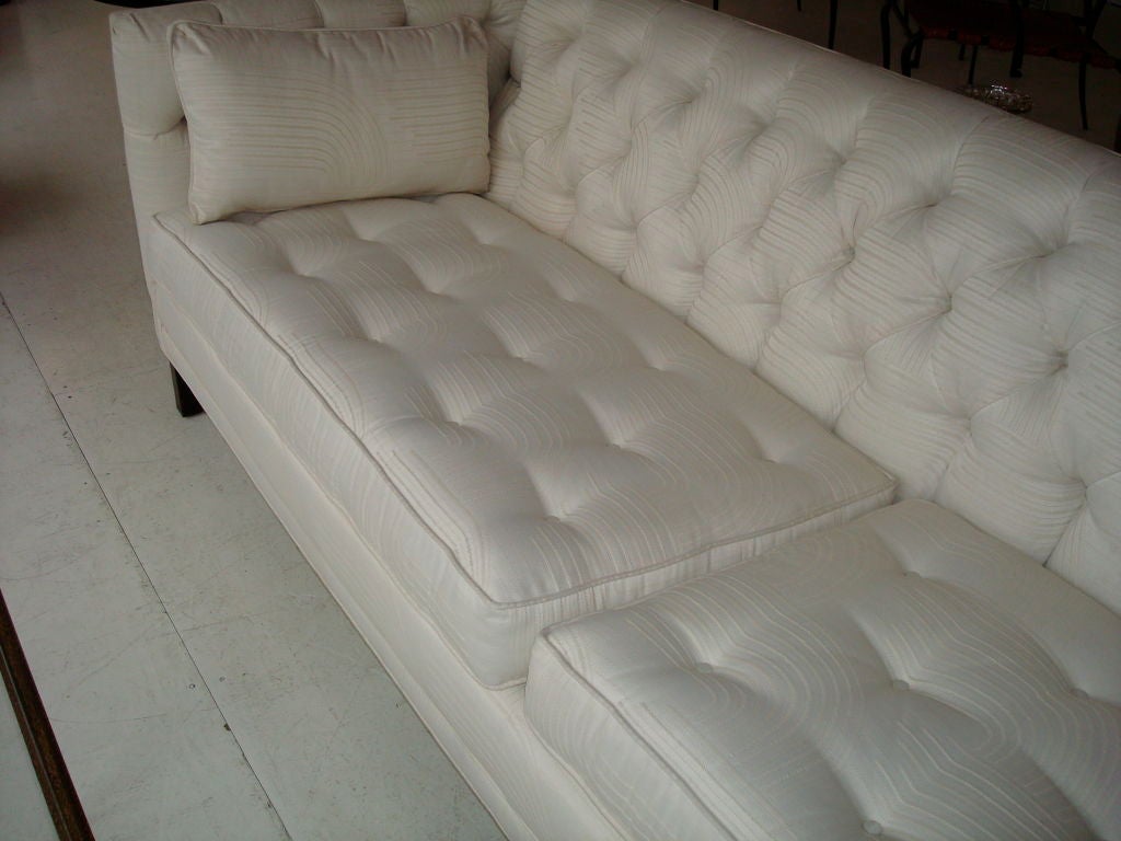 Tufted Elegant Tuxedo Style 8 Ft Long Chic Sofa 3