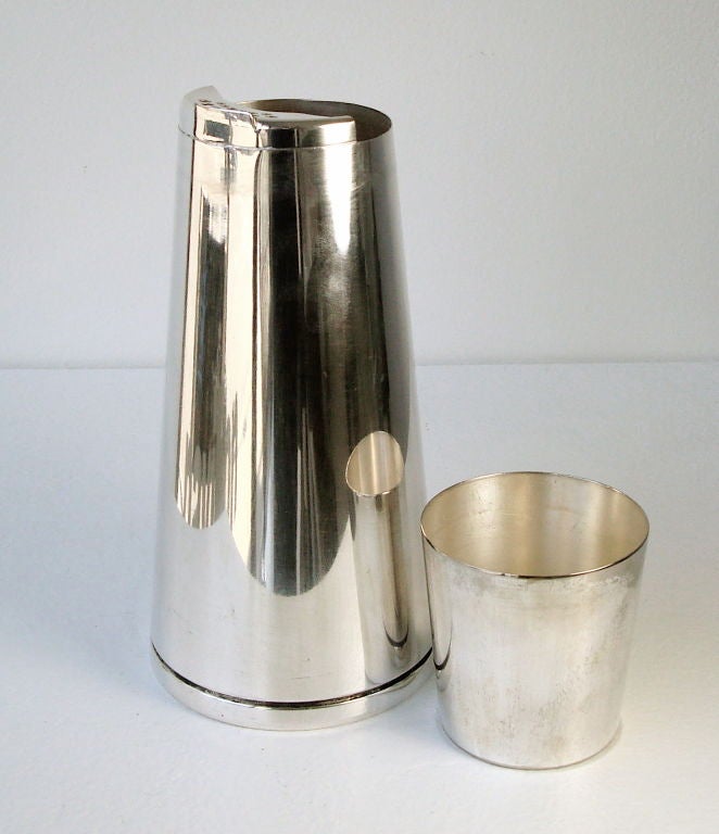 Silver plate Cocktail Shaker by Napier 2
