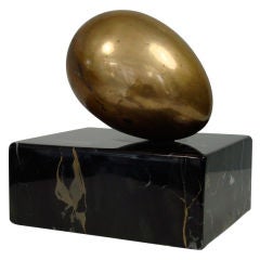 Bronze Oval Form by Varujan Boghosian