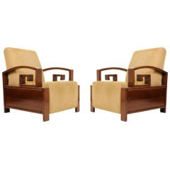 Pair of Chinese Deco Chairs
