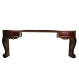 Curved Leg Chrysanthemum Foot Incense Table