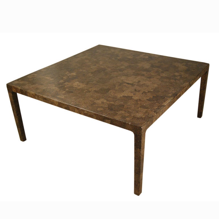20th Century Egg Shell Lacquered Table