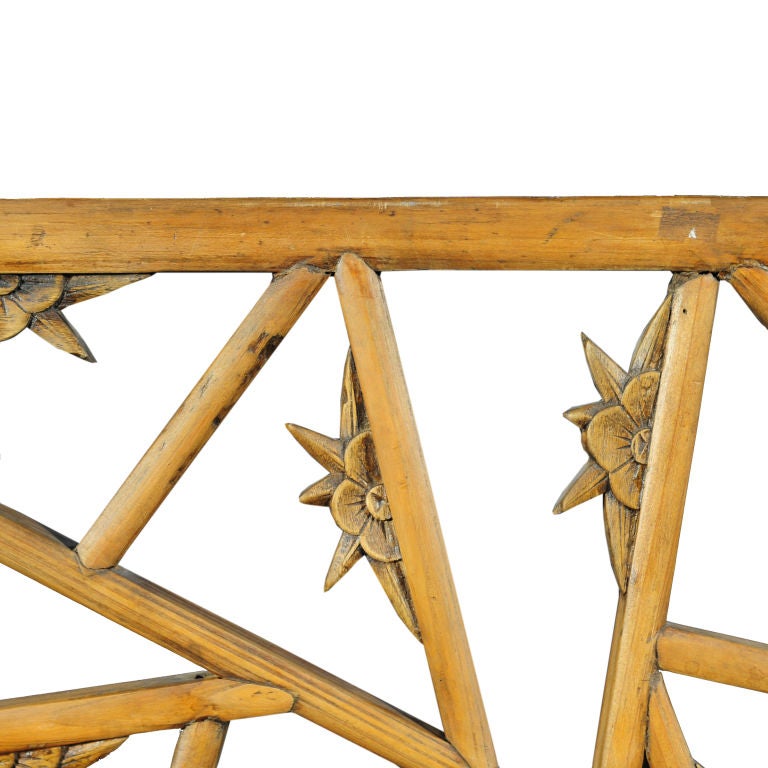 Chinese Pair of Courtyard Lattice Panels
