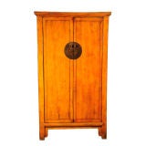 Antique Marigold Lacquered Cabinet