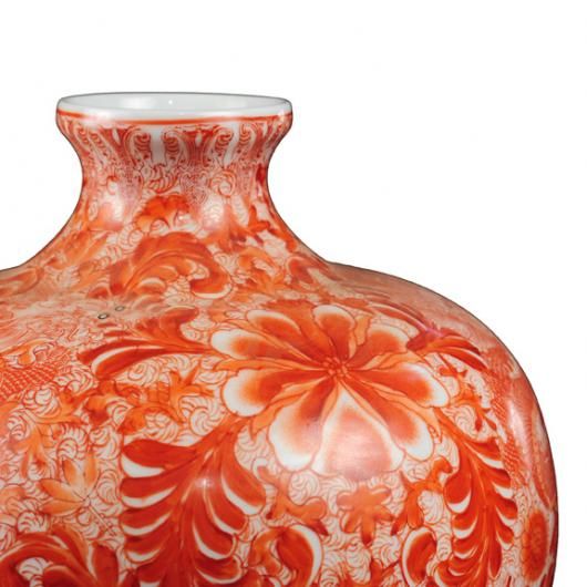 Pair of Copper Glazed Meiping Vases