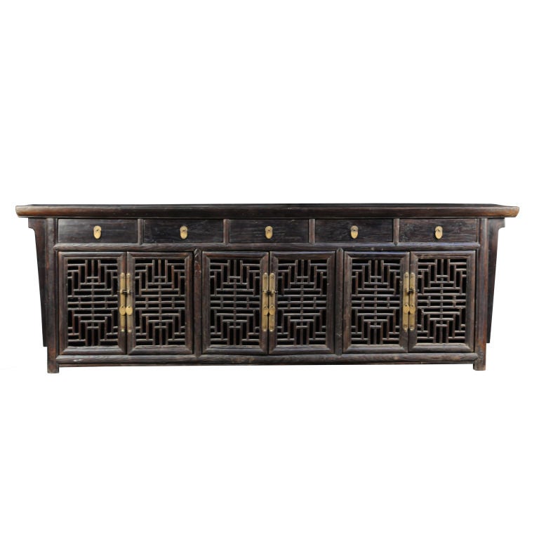Six Door Lattice Coffer