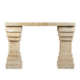 Antique Stone Pedestal Altar Table