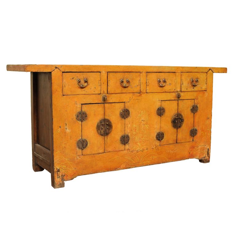 Saffron Painted Orchid Coffer