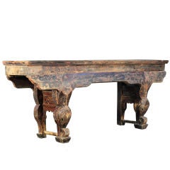 Antique Elephant Altar Table