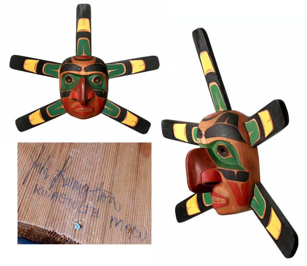 Wood Collection of  Northwest Coast Indian Masks