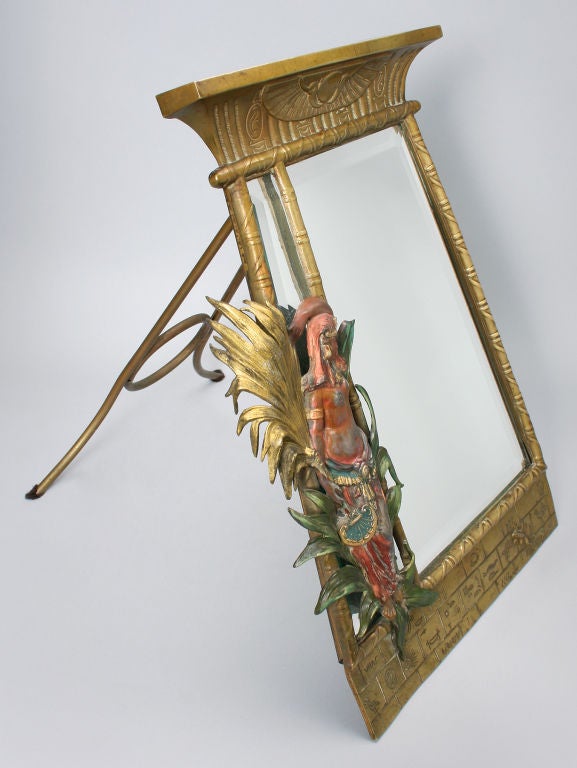 Egyptian Revival Dressing Table Mirror