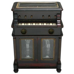 Edwardian Parlour Organ Shaped Music Box