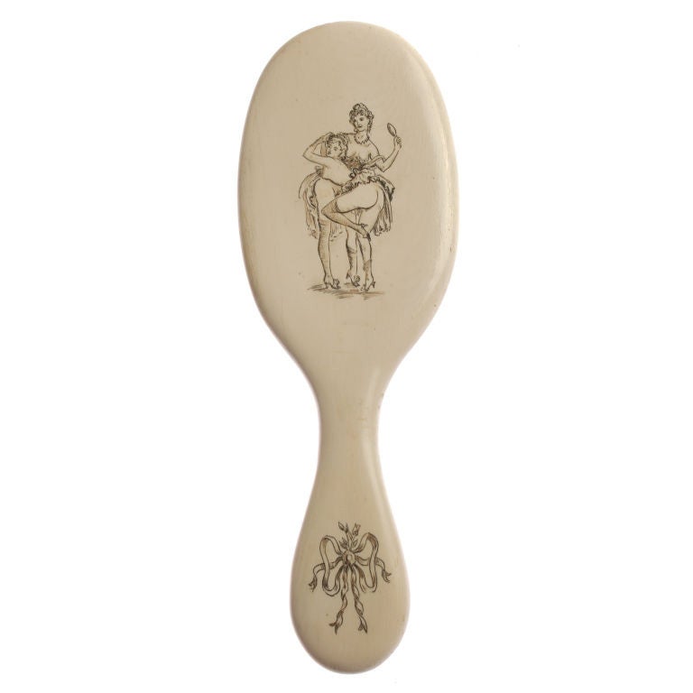 Erotic Ivory Spanking Paddle 19th Century For Sale