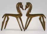 Pair of Frederick Weinberg  Sculptural Horses