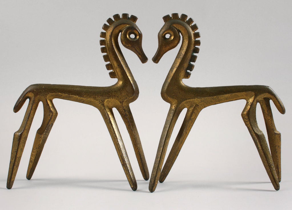 Pair of Frederick Weinberg  Sculptural Horses