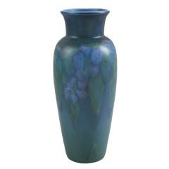 Large Art Deco Rookwood Vellum Vase by Sarah Coyne