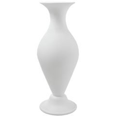 Murano Lattimo Art Glass Vase attributed to Fratelli Toso