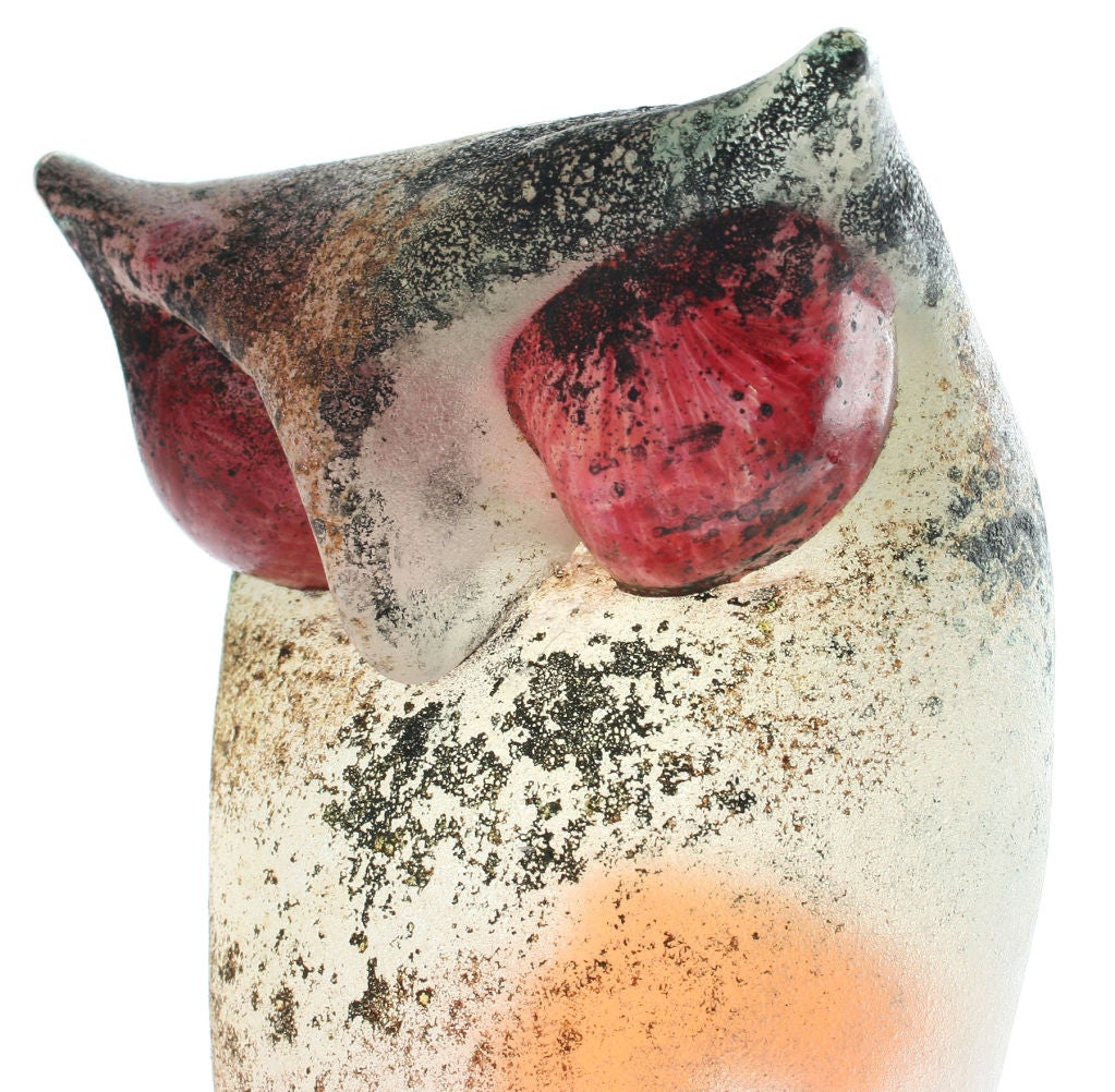 Avem  Murano Italian Glass Owl 2