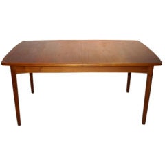 Teak  H. W. Klein for Bramin dining table with 2 leaves