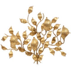 Italian Gilt Iron Tole Sconce 3