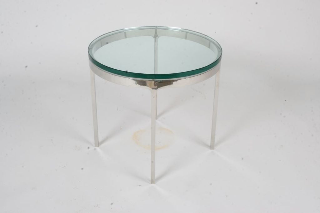 Nicos Zographos side table In Excellent Condition In St. Louis, MO