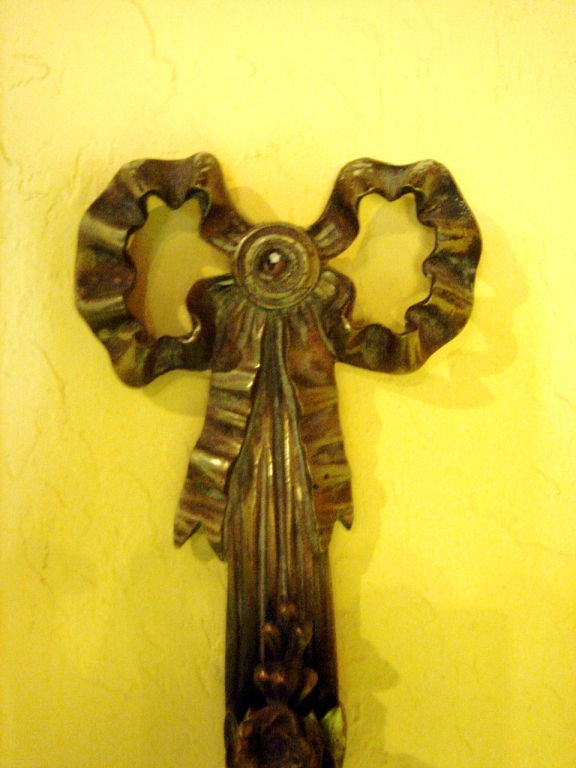 Pair of Bronze  Sconces