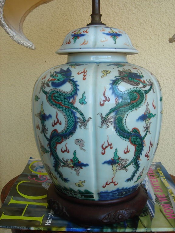 CHINESE DRAGON LAMP