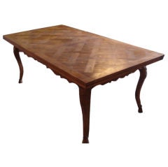 French Refractory Extender Dining Table