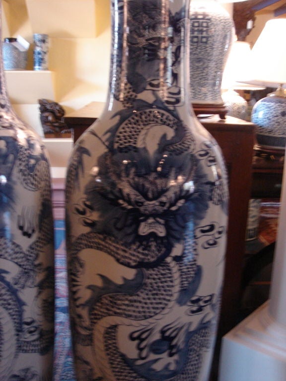 Chinese Pair of Palace Vases
