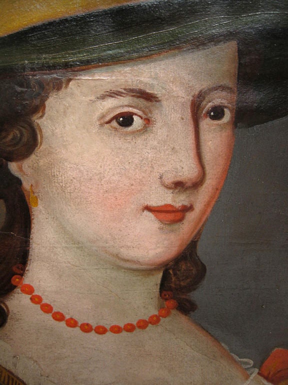 Pair of 18th c. Provencal Portraits