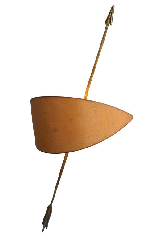 Rare Felix Agostini Arrow and Quiver Sconces