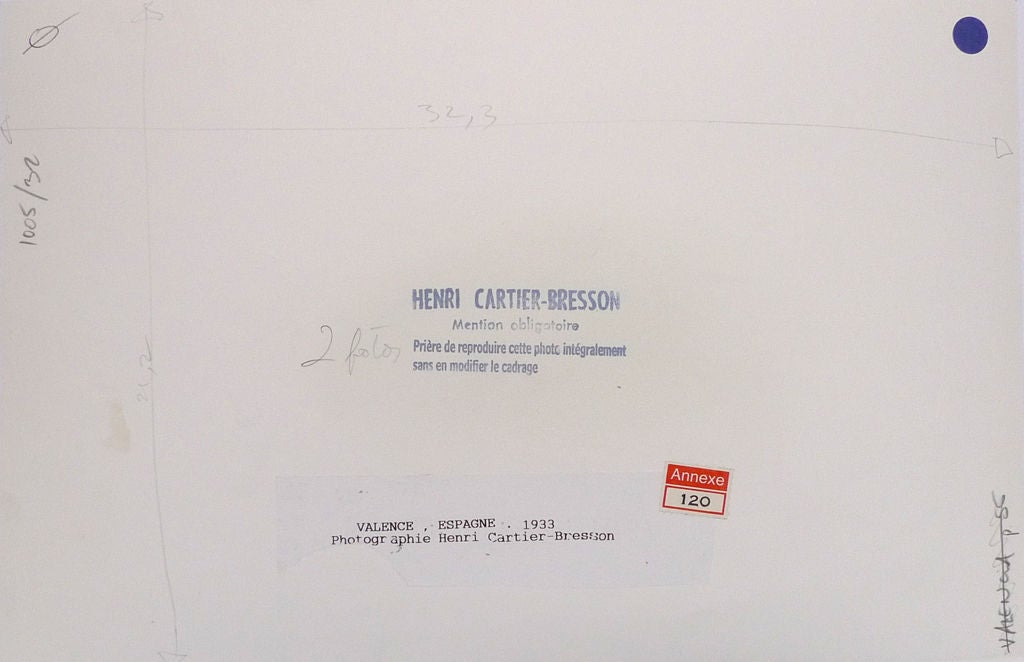 Vintage iconic CARTIER-BRESSON photograph