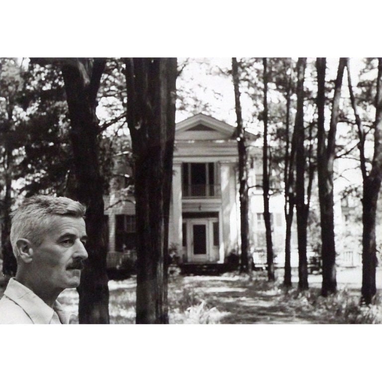 VintageIconic William Faulkner portrait by HENRY CARTIER-BRESSON For Sale