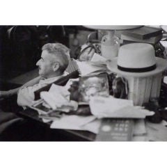 Vintage Vinage William Faulkner portrait by HENRI CARTIER-BRESSON