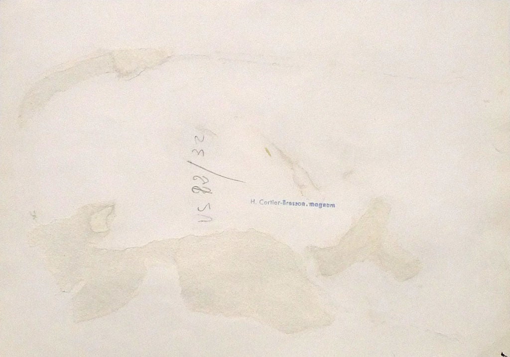 Vinage William Faulkner portrait by HENRI CARTIER-BRESSON