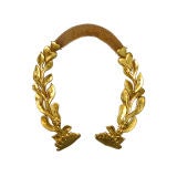 Rare LINE VVAUTRIN gilded bronze necklace