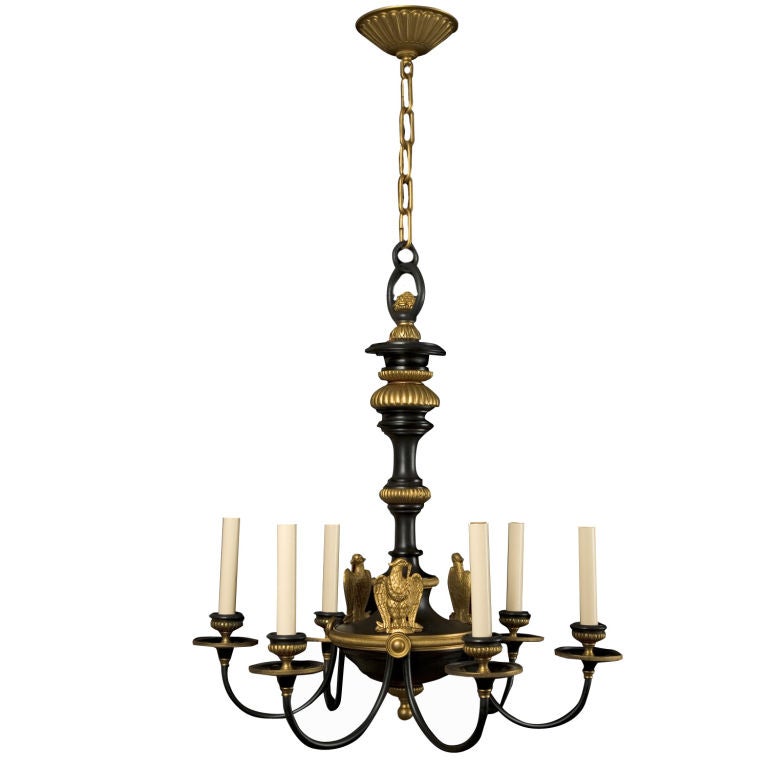 Federal style chandelier For Sale