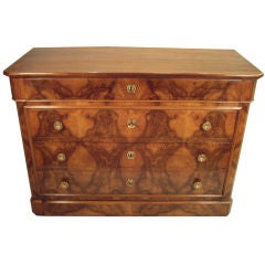 19th century Louis Philippe 5 drawer commode
