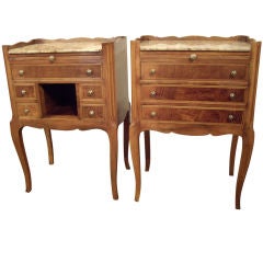 Pair Louis XV side tables