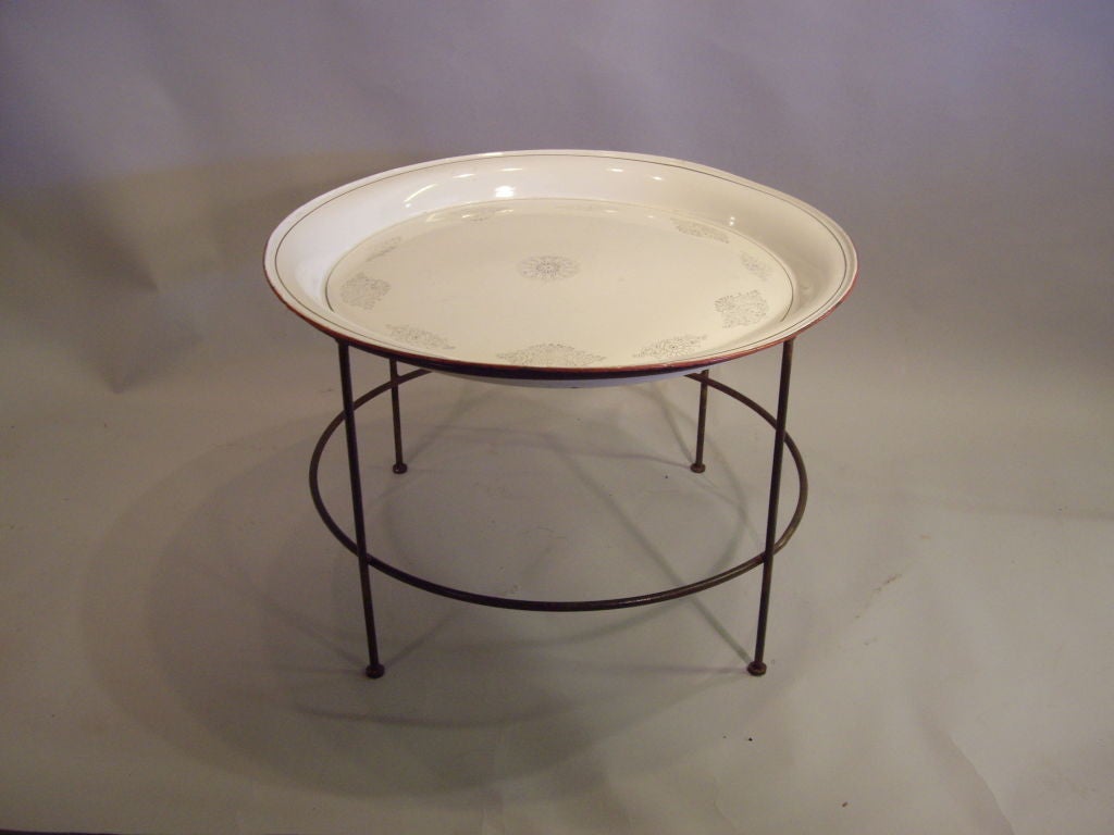 French bakery tray on a stand