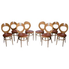 Super Cool set of 8 Spanish Bistro Dining Chairs