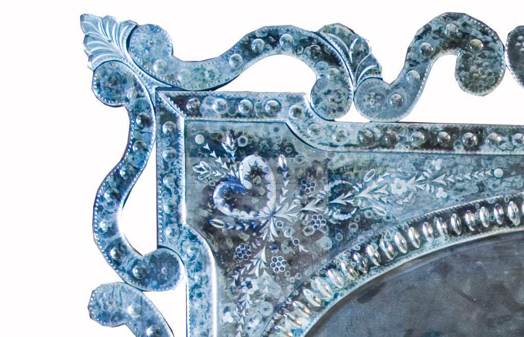 Stunning Wonderfully Massive Venetian Mirror