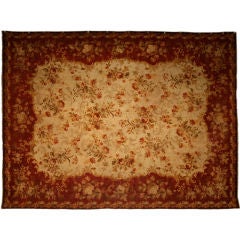 c.1890 French Aubusson Style Rug