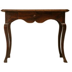 c.1720 French Oak 
Walnut Writing/End Table