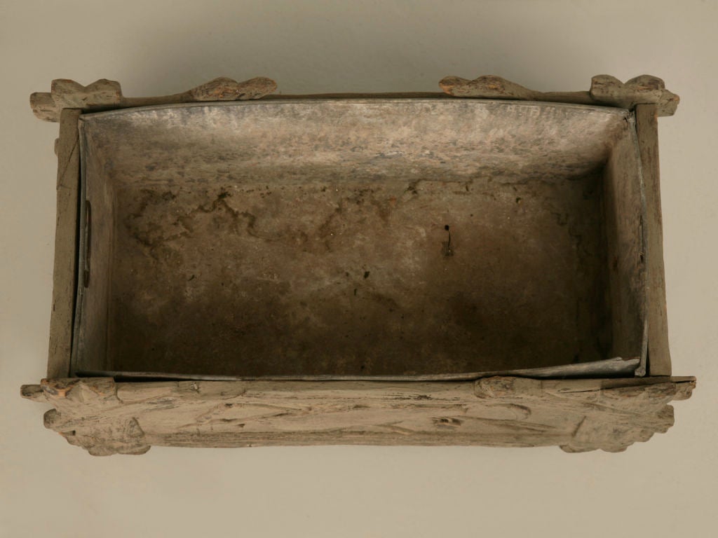 c.1920 English Rustic Wood Planter/Jardiniere