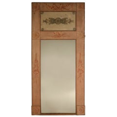 c.1890 Antique French Painted Trumeau 10