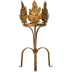 Vintage French Metal Plant Stand