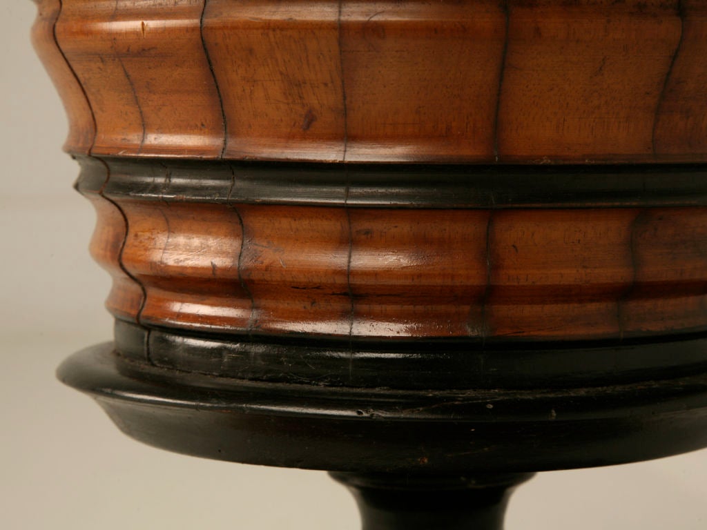 c.1850 Antique Dutch Mahogany Treen Peat Bucket/Wine Cooler 2
