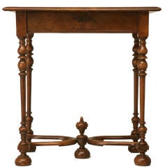 c.1890 Petite Antique French Walnut Writing Table
