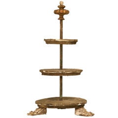 Used c.1850 Italian 3-Tier Hostess Stand/Shop Fitting